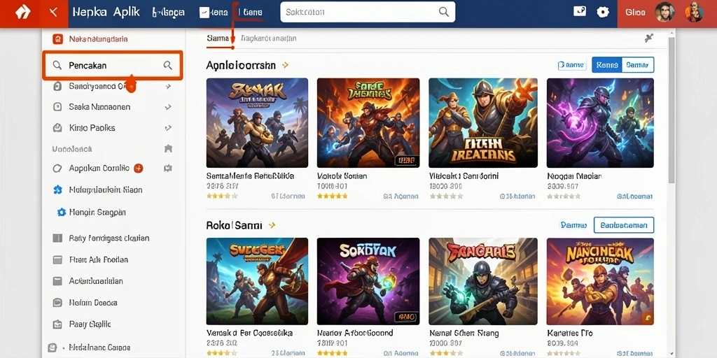 Screenshot menampilkan karakter utama dalam aksi.