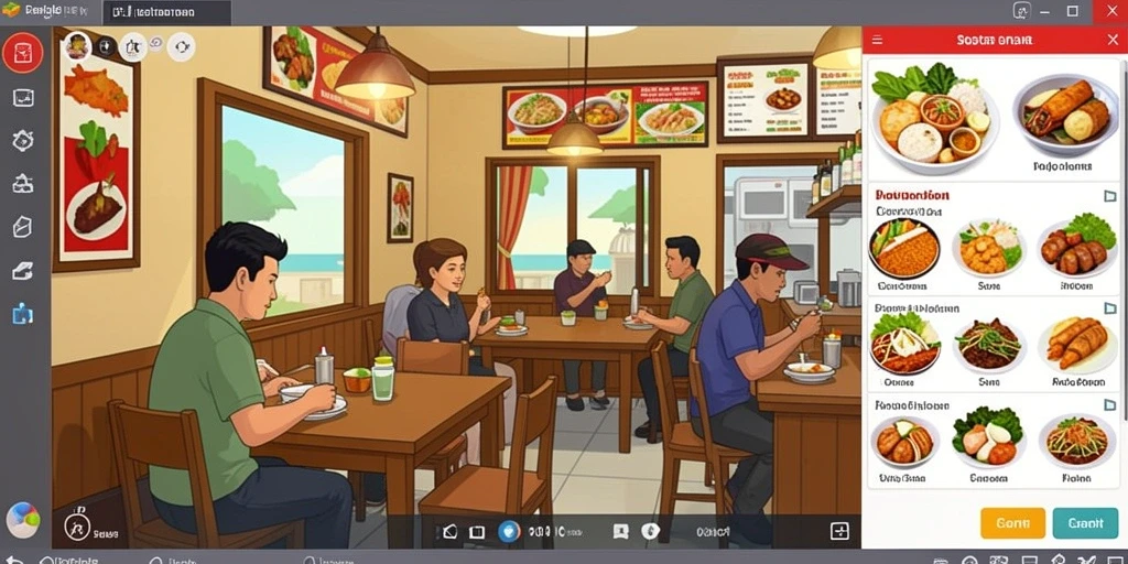 Tampilan antarmuka yang ramah pengguna.