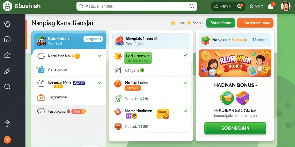 Tampilan antarmuka yang menarik dan mudah digunakan.