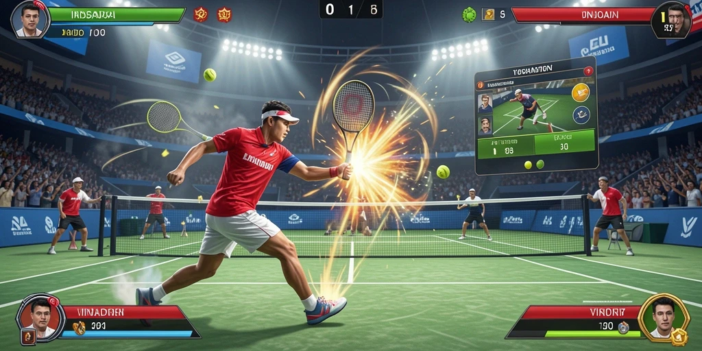 Tangkapan layar menampilkan grafik game yang memukau.