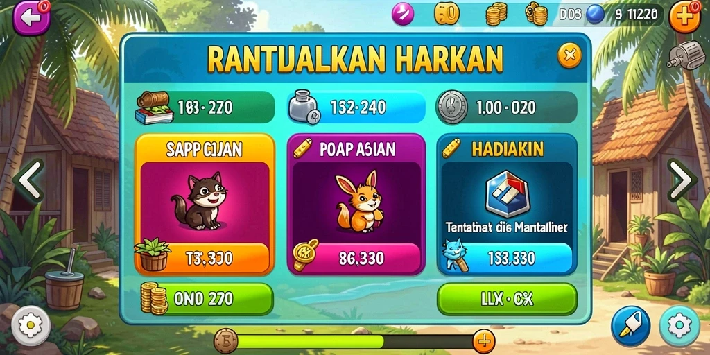 Tampilan antarmuka yang user-friendly dan menarik.
